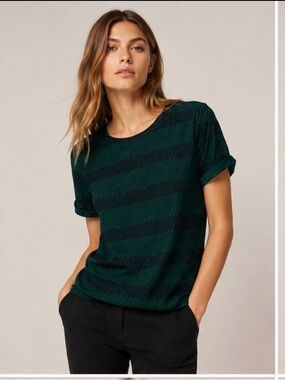 Burberry Brit textured striped tee
